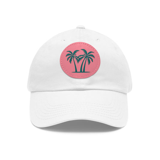 Tropical Island Dad Cap (Leather Patch) gift collection