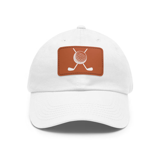 Exclusive Golf Cap with Leather Patch gift collection